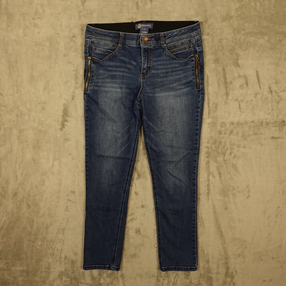 Democracy Jeans Ab Solution Skinny Ankle Women's Size 8 high rise